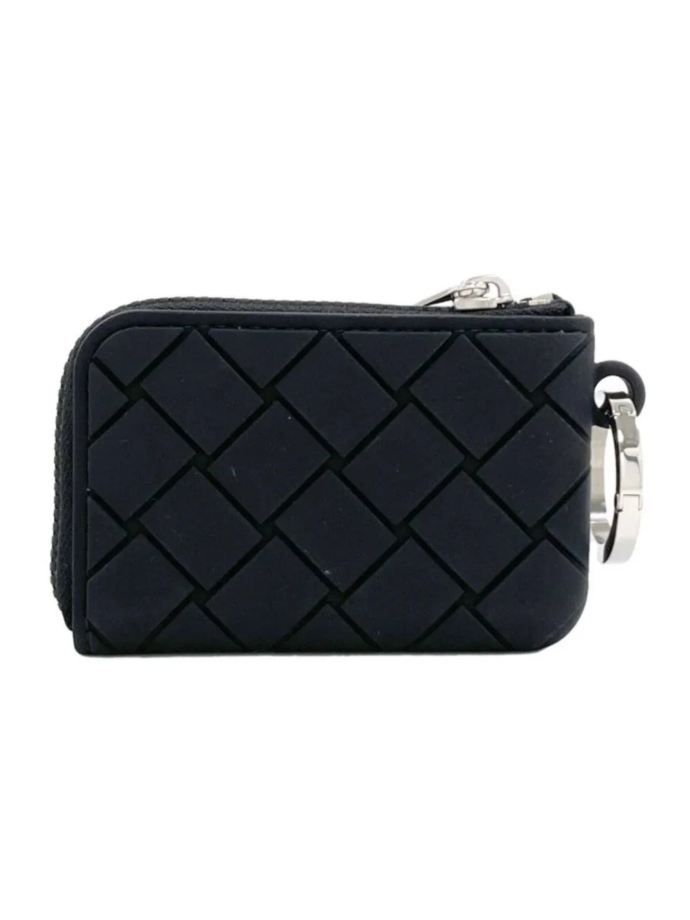 Bottega Veneta Intrecht Coin Case Rubber